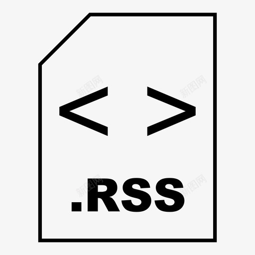 rss源文件图标svg_新图网 https://ixintu.com rss 文件 文件类型 文件类型图标 源 联合