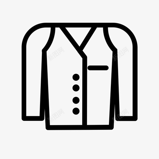 正式的夹克衣服男人图标svg_新图网 https://ixintu.com 正式的夹克 男人 衣服