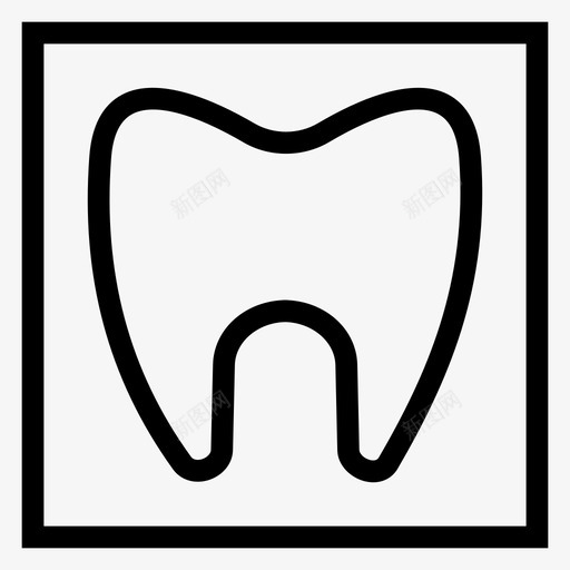 牙科医疗保健人类图标svg_新图网 https://ixintu.com 人类 医疗 医疗保健 牙科 牙科线图标 牙齿
