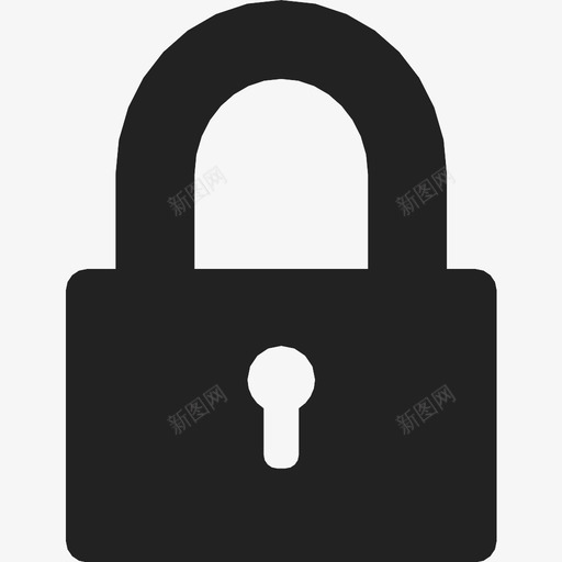 挂锁钥匙保险箱图标svg_新图网 https://ixintu.com 保安 保险箱 挂锁 钥匙