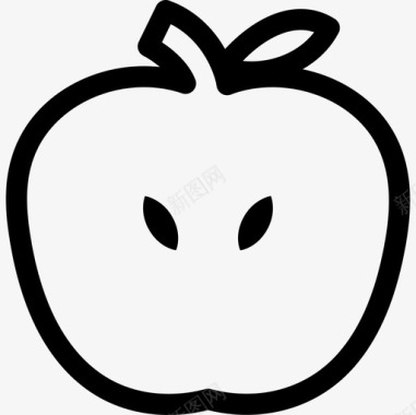 苹果水果食品poi食品概述图标图标