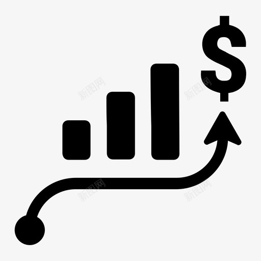 条形图业务增长财务增长图标svg_新图网 https://ixintu.com 业务增长 业务集2 利润 条形图 财务增长 财务报告