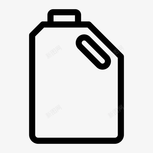 汽油罐瓶子容器图标svg_新图网 https://ixintu.com 化学品 容器 汽油罐 液体 瓶子