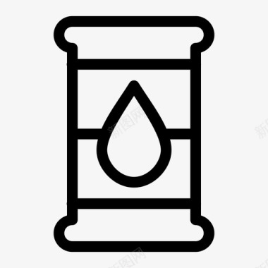 油桶容器图标图标