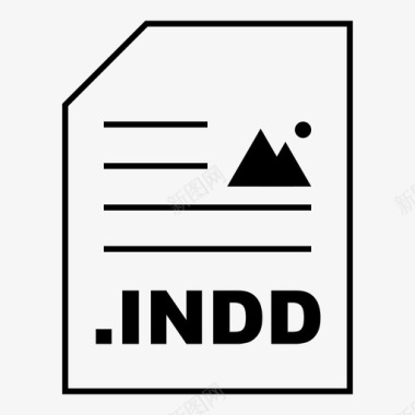 indd文件文件类型图标图标