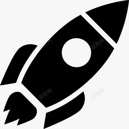 火箭探索导弹图标svg_新图网 https://ixintu.com 宇宙飞船 导弹 探索 火箭 科学 科学和技术雕文图标集