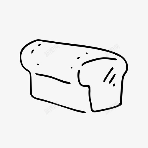 大面包面包涂鸦图标svg_新图网 https://ixintu.com 大面包 平底锅 涂鸦 面包 食物涂鸦