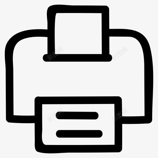 打印机机器办公室图标svg_新图网 https://ixintu.com 办公室 多媒体手绘 打印机 机器