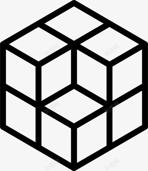空间几何绘图窗体图标svg_新图网 https://ixintu.com smashicons几何轮廓 形状 空间几何 窗体 绘图