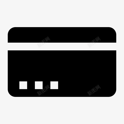 信用卡账单支付图标svg_新图网 https://ixintu.com 信用卡 基本工具 支付 账单