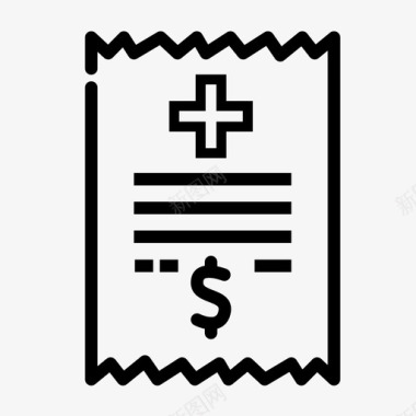 医疗账单账单医院账单图标图标