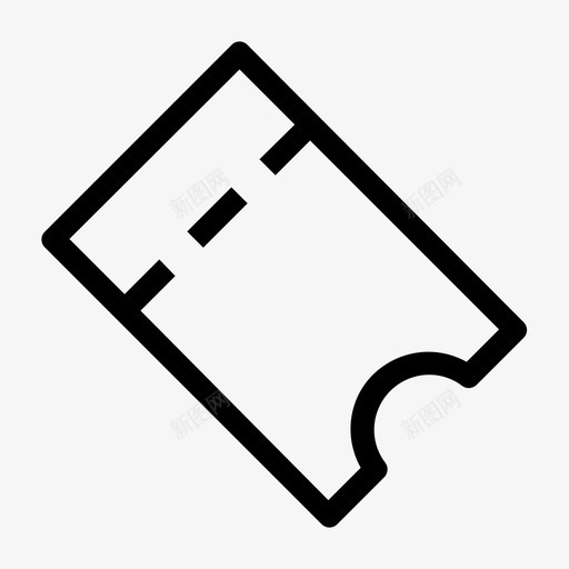 票图标svg_新图网 https://ixintu.com 票
