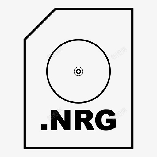 nrg光盘图像图标svg_新图网 https://ixintu.com nero nrg 光盘 图像 文件类型图标