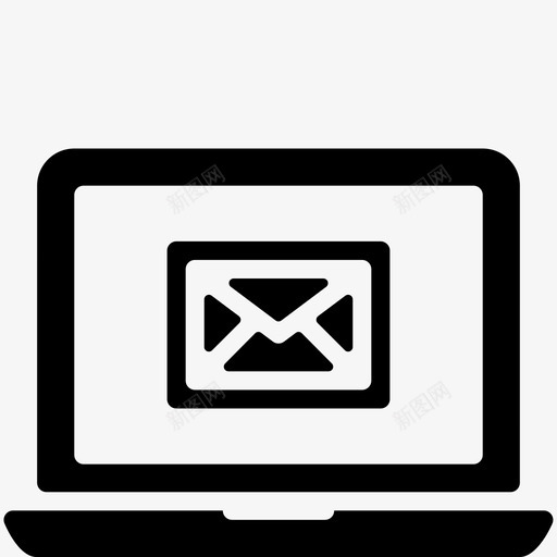信息笔记本电脑电脑电子邮件图标svg_新图网 https://ixintu.com 信息笔记本电脑 功能 电子邮件 电脑 笔记本电脑功能