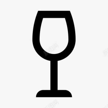 酒杯酒类饮料图标图标