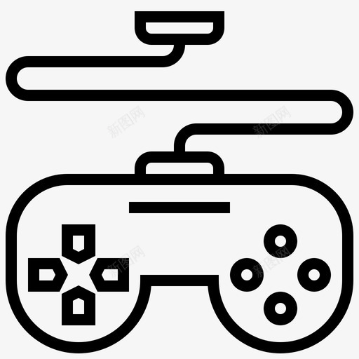 游戏板控制器视频游戏图标svg_新图网 https://ixintu.com 控制器 游戏板 视频游戏