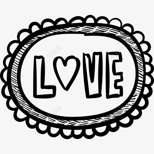 门垫上写着爱情人节礼物图标svg_新图网 https://ixintu.com 情人节礼物 门垫上写着爱