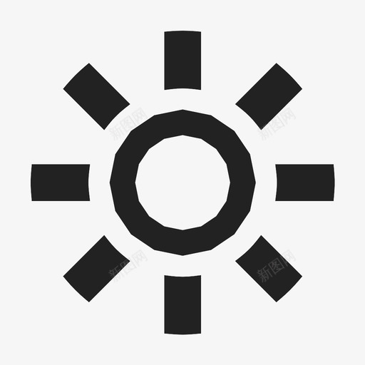 昏暗显示闪光图标svg_新图网 https://ixintu.com 光线 昏暗 显示 闪光 阳光