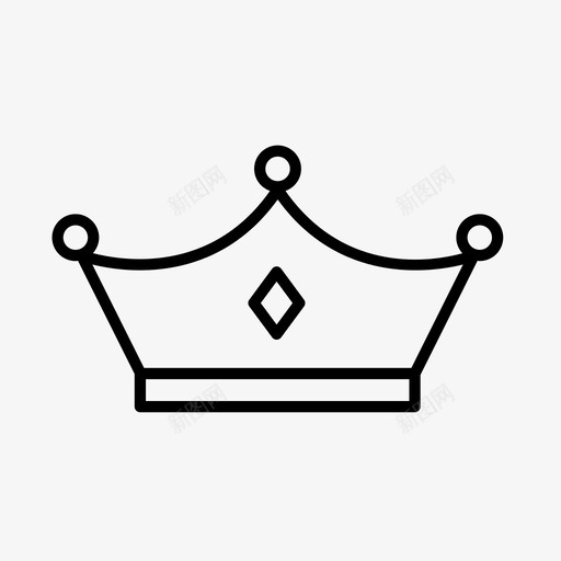 女王中世纪王子图标svg_新图网 https://ixintu.com 中世纪 公主 女王 王位 王子 皇室