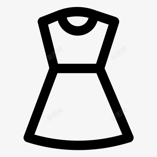 衣服女装图标svg_新图网 https://ixintu.com 女装 衣服