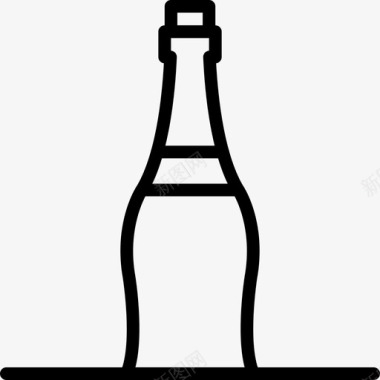 酒瓶烹饪饮料图标图标