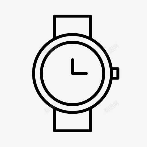 手表配件模拟图标svg_新图网 https://ixintu.com 手表 时间 模拟 配件