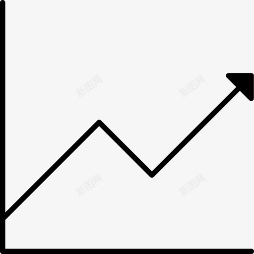 销售箭头增加图标svg_新图网 https://ixintu.com 出售 增加 箭头 销售