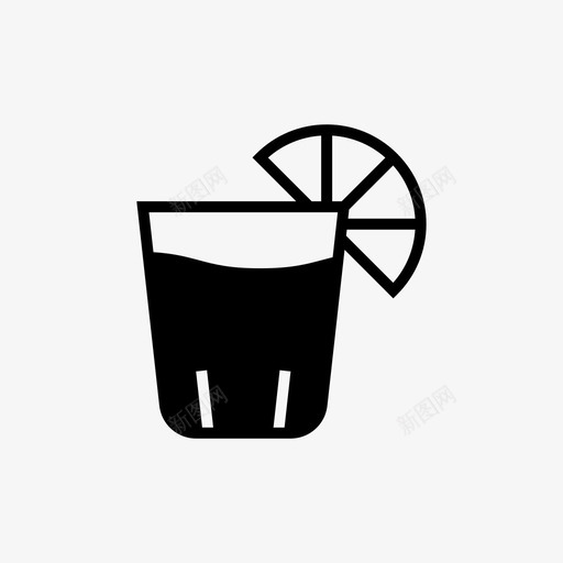 龙舌兰酒饮料酒图标svg_新图网 https://ixintu.com 小玻璃杯 酒 酒精填充图标集 青柠汁 饮料 龙舌兰酒