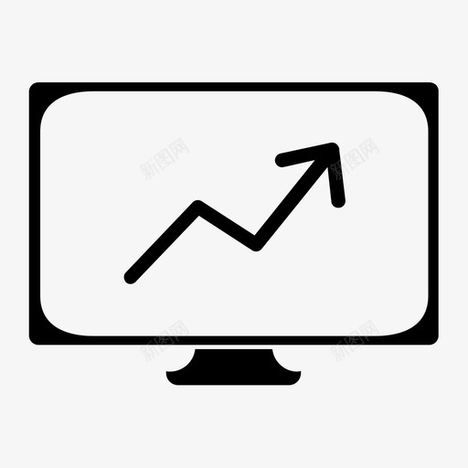 业务增长条形图计算机演示图标svg_新图网 https://ixintu.com 业务增长 条形图 计算机演示 软件收入