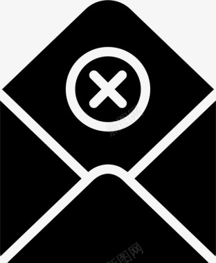 邮件失败信封信件图标图标