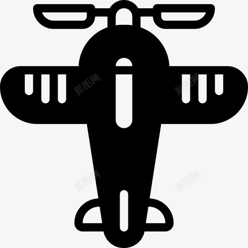 飞机儿童玩具图标svg_新图网 https://ixintu.com 儿童 玩具 飞机