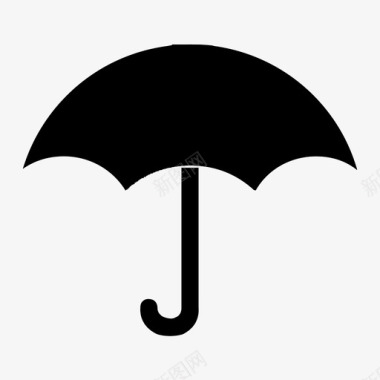 伞形状工具图标图标