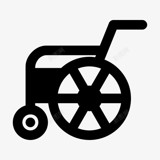 轮椅无障碍残疾图标svg_新图网 https://ixintu.com 医疗保健 无障碍 残疾 残疾人 轮椅