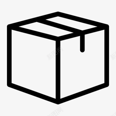 箱子纸板箱包裹图标图标