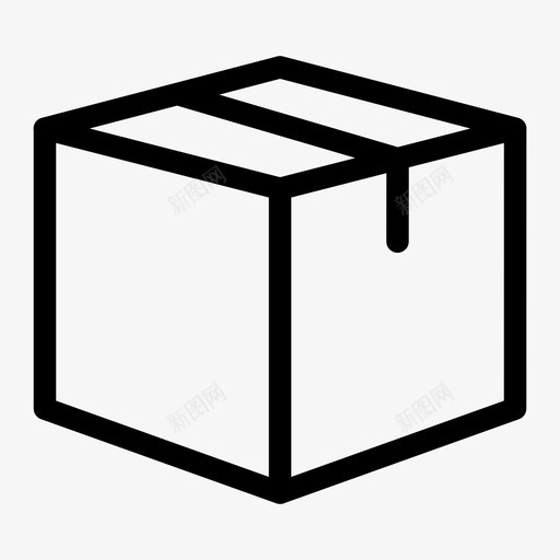 箱子纸板箱包裹图标svg_新图网 https://ixintu.com 仓库 包裹 箱子 纸板箱 运输箱