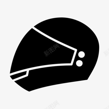 头盔自行车头盔头饰图标图标