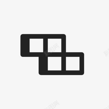z字形右方块游戏图标图标