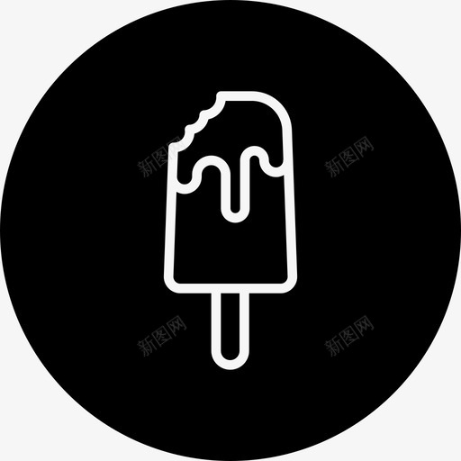 糖果巧克力冰激凌图标svg_新图网 https://ixintu.com 冰激凌 夏季 夏季系列差异 多汁 巧克力 糖果