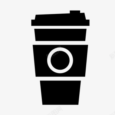 咖啡杯拿铁星巴克图标图标