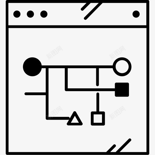 方案课程周期图标svg_新图网 https://ixintu.com it图标第二卷 周期 方案 程序 课程 过程