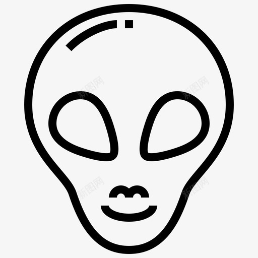 外星人怪物太空图标svg_新图网 https://ixintu.com 外星人 太空 怪物