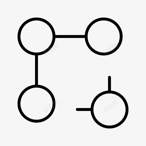 解组划分删除图标svg_新图网 https://ixintu.com 业务策略 分离 划分 删除 解组