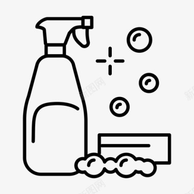 清洁肥皂100icons2017图标图标