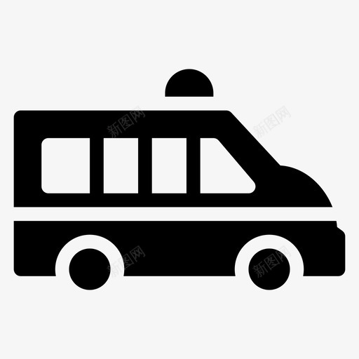 警车运输旅行图标svg_新图网 https://ixintu.com 旅行 警车 车辆 运输 运输符号图标