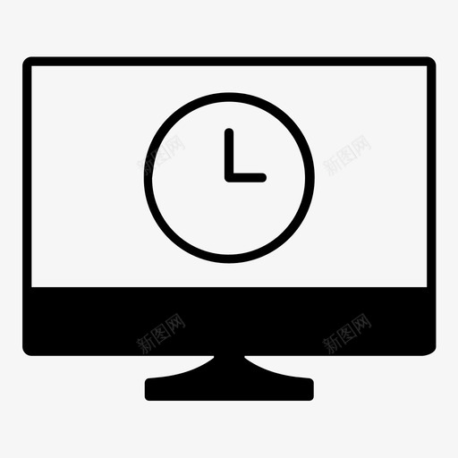 加载计算机时钟时间图标svg_新图网 https://ixintu.com 加载计算机 时钟 时间