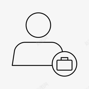 业务用户帐户员工档案图标图标