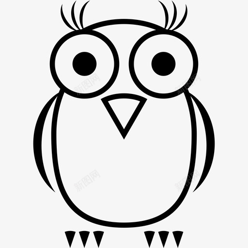 owlsvg_新图网 https://ixintu.com owl nature