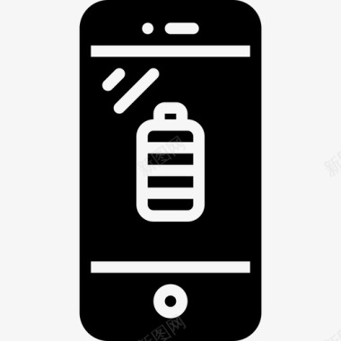 智能手机电池iphone手机图标图标