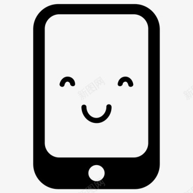 微笑智能手机安卓表情图标图标