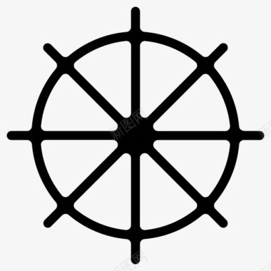 舵手航海海盗图标图标